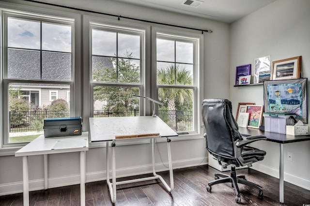1286 Culbertson Ave, Myrtle Beach, SC 29577 - office space featuring baseboards and wood finished floors