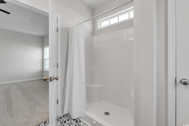 383 Hayloft Cir, Conway, SC 29526 - full bathroom with a shower with curtain and baseboards