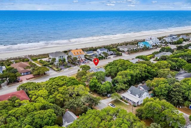 4003 N Ocean Blvd, Myrtle Beach, SC 29577 - aerial view featuring a water view and a view of the beach