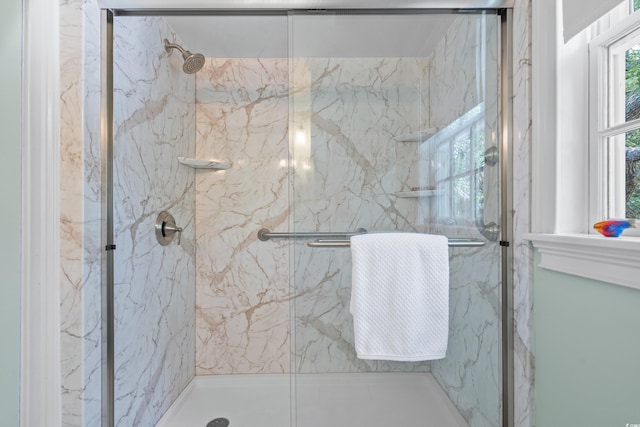 4003 N Ocean Blvd, Myrtle Beach, SC 29577 - bathroom with a marble finish shower