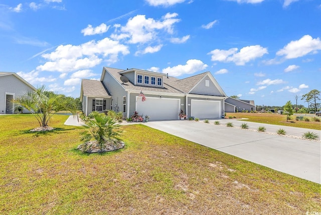 528 Courtridge Loop, Conway, SC 29526 - traditional-style house with concrete driveway, a front lawn, and a garage