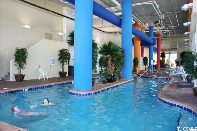 5300 N Ocean Blvd Unit 518, Myrtle Beach, SC 29577 - view of indoor pool