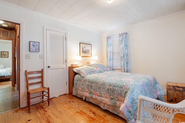 215 28th Ave S, Myrtle Beach, SC 29577 - bedroom featuring ornamental molding and light wood-style floors