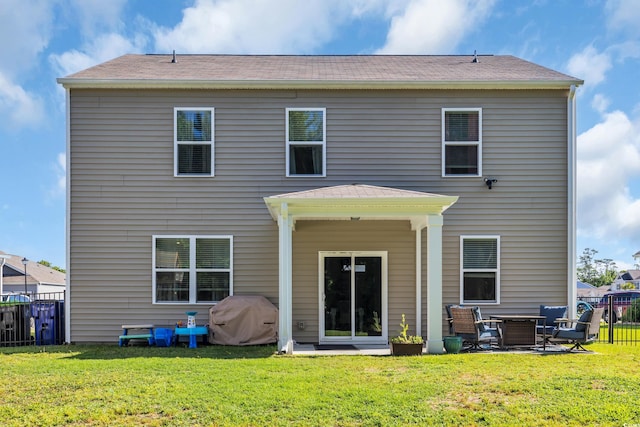view of rear view of property