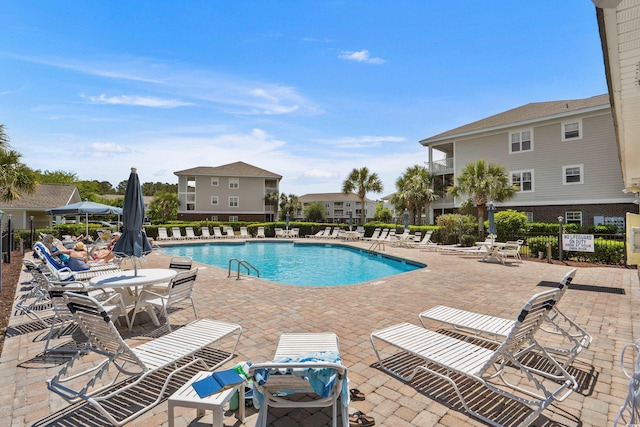 6253 Catalina Dr Unit 422, North Myrtle Beach, SC 29582 - community pool featuring a patio area
