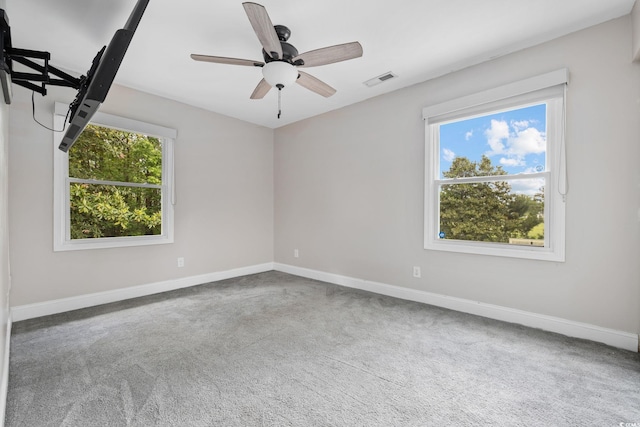 1720 Horry St, Conway, SC 29526 - empty room with baseboards, healthy amount of natural light, and carpet floors
