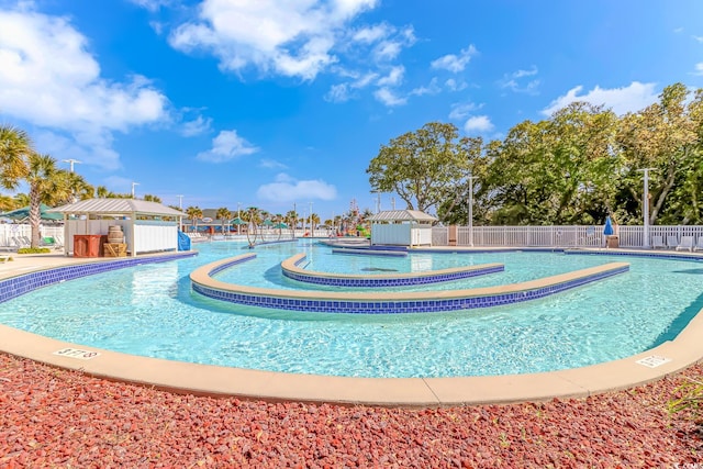 6001-8026 S Kings Hwy, Myrtle Beach, SC 29575 - community pool featuring fence