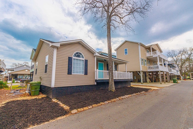 6001-8026 S Kings Hwy, Myrtle Beach, SC 29575 - view of side of property with covered porch