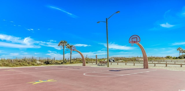 6001-8026 S Kings Hwy, Myrtle Beach, SC 29575 - view of sport court with community basketball court and fence