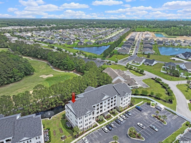 719 Shearwater Ct Unit 301, Murrells Inlet, SC 29576 - aerial perspective of suburban area featuring a large body of water and a golf course