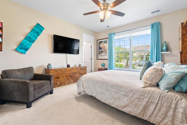 1681 Suncrest Dr, Myrtle Beach, SC 29577 - carpeted bedroom featuring ceiling fan