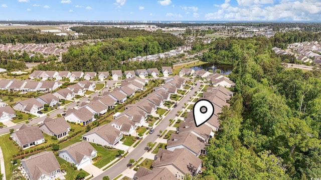 1681 Suncrest Dr, Myrtle Beach, SC 29577 - aerial perspective of suburban area with a nearby body of water