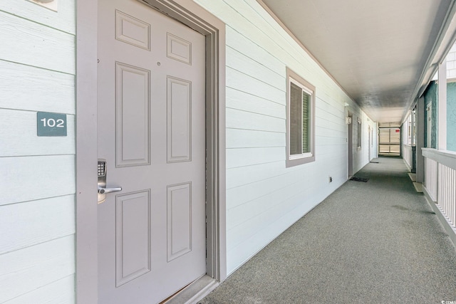 view of entrance to property