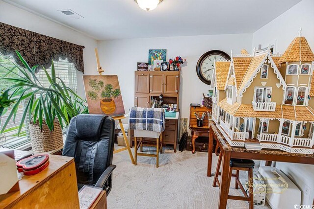 1147 Fairway Ln Unit 1147, Conway, SC 29526 - home office with light colored carpet