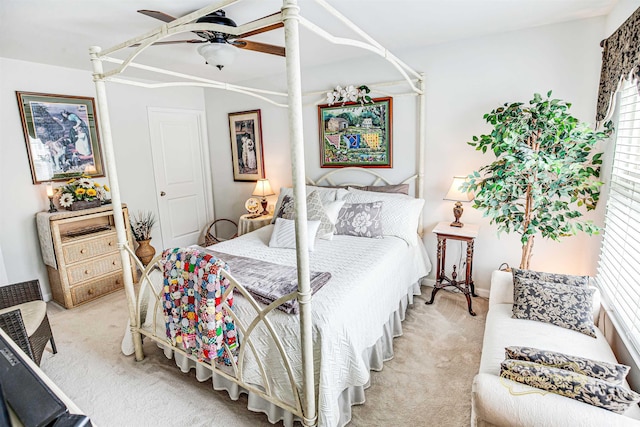1147 Fairway Ln Unit 1147, Conway, SC 29526 - bedroom featuring light carpet and a ceiling fan