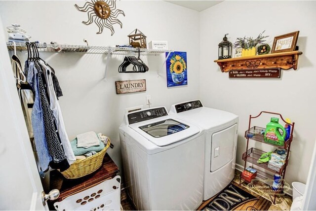 1147 Fairway Ln Unit 1147, Conway, SC 29526 - clothes washing area with washing machine and dryer