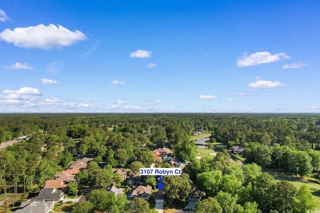 3107 Robyn Ct, Little River, SC 29566 - aerial view of property and surrounding area with a forest