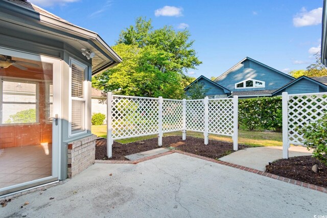 3107 Robyn Ct, Little River, SC 29566 - view of patio / terrace with fence