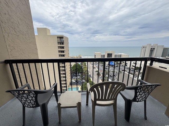 7500 N Ocean Blvd Unit 6120, Myrtle Beach, SC 29572 - balcony with a water view