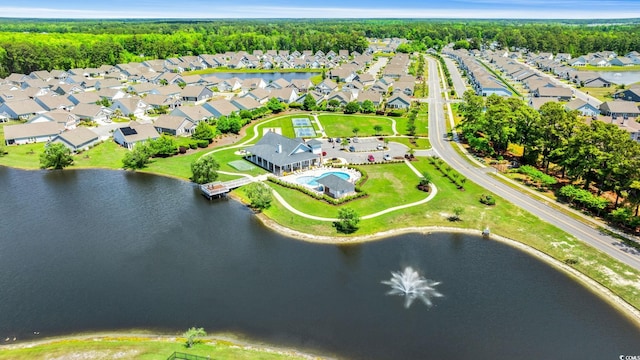448 Papyrus Cir Unit 448, Little River, SC 29566 - aerial perspective of suburban area featuring a nearby body of water