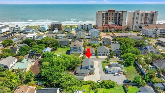 1314 Holly Dr, North Myrtle Beach, SC 29582 - aerial view of residential area featuring a nearby body of water