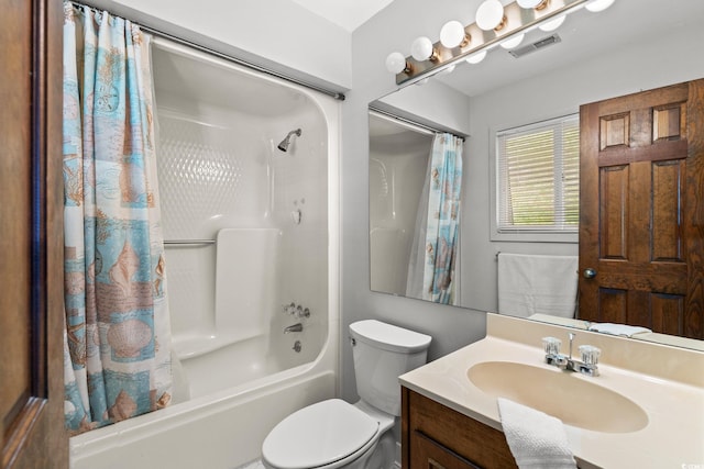 1314 Holly Dr, North Myrtle Beach, SC 29582 - full bathroom with shower / bath combo with shower curtain, vanity, and toilet