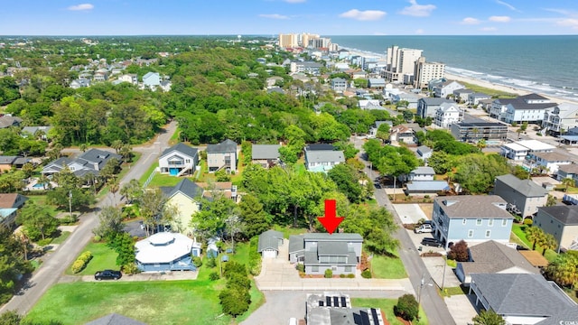 1314 Holly Dr, North Myrtle Beach, SC 29582 - aerial view of residential area featuring a nearby body of water
