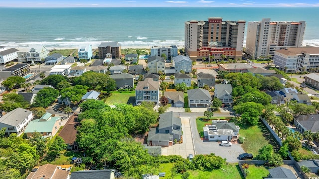 1314 Holly Dr, North Myrtle Beach, SC 29582 - aerial perspective of suburban area with a nearby body of water