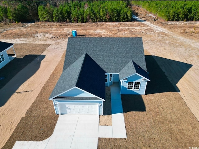 view of subject property