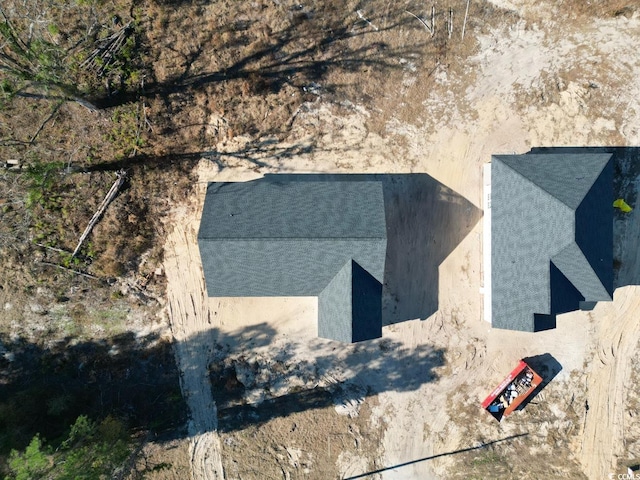 view from above of property