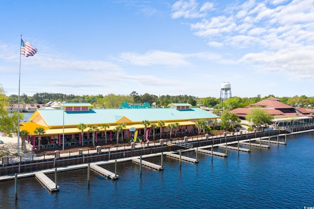 view of dock