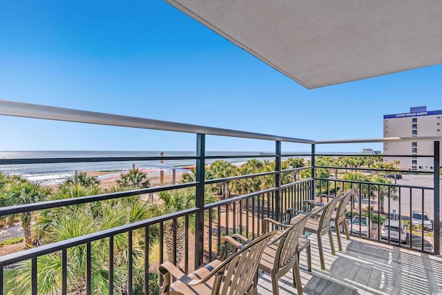 504 N Ocean Blvd N Unit 309, Myrtle Beach, SC 29577 - balcony with a water view