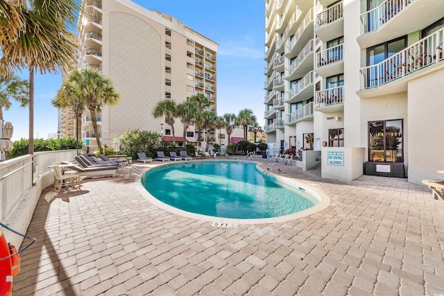 2701 N Ocean Blvd Unit 1260, Myrtle Beach, SC 29577 - community pool featuring a patio