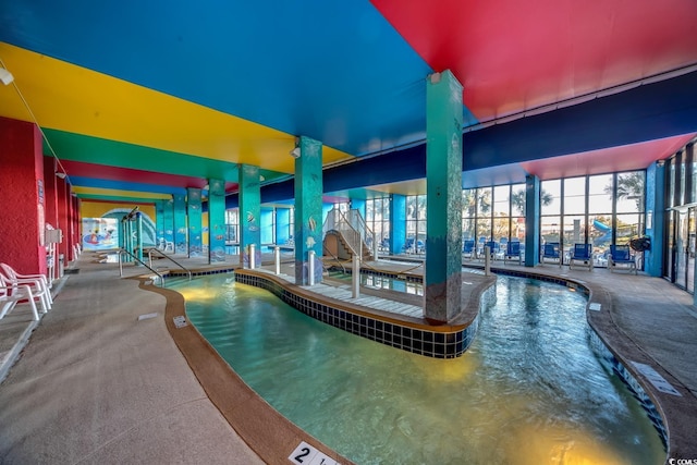 view of indoor community pool