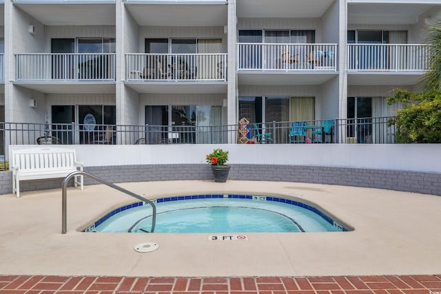 6803 N Ocean Blvd Unit 228, Myrtle Beach, SC 29572 - view of swimming pool with a community hot tub