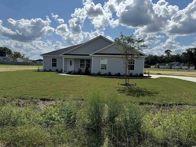 6900 Persimmon Rd, Aynor, SC 29511 - ranch-style home with a front lawn