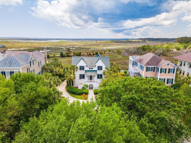 view from above of property