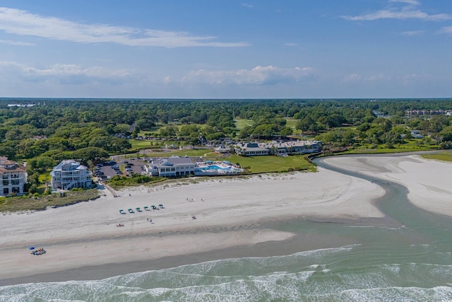 bird's eye view of extended coastline