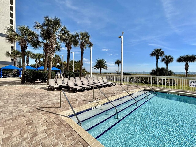 5300 N Ocean Blvd Unit 1102, Myrtle Beach, SC 29577 - water view featuring nearby beach