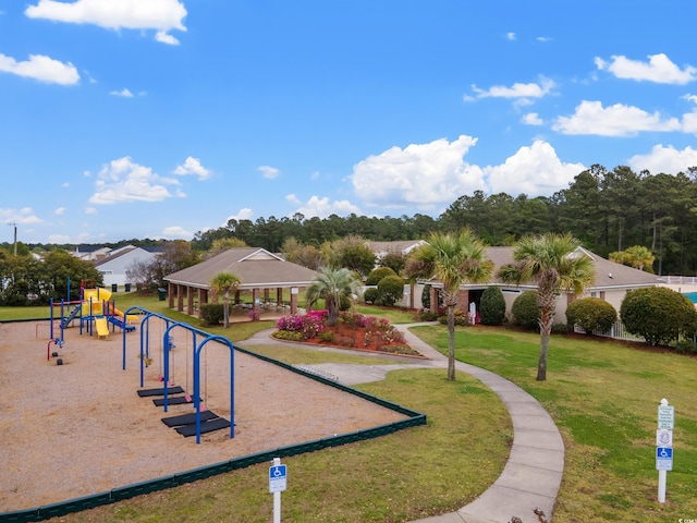 480 Dandelion Ln, Myrtle Beach, SC 29579 - view of property's community featuring a gazebo and a lawn