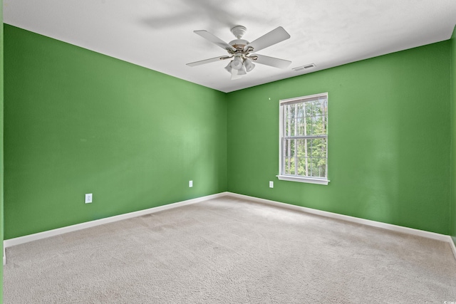 480 Dandelion Ln, Myrtle Beach, SC 29579 - carpeted spare room with baseboards and a ceiling fan