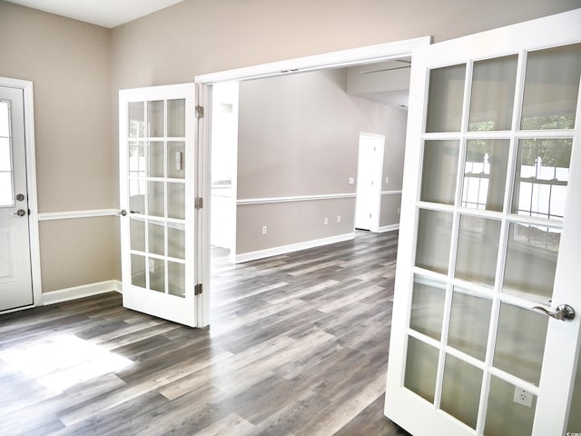 104 Jessica Lakes Dr, Conway, SC 29526 - spare room with french doors and wood finished floors