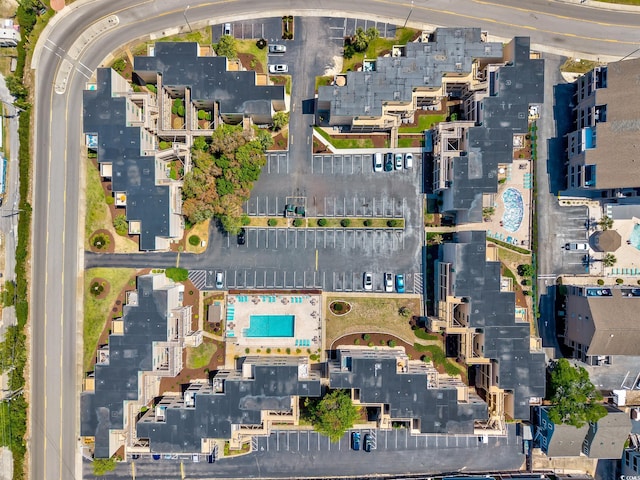 9661 Shore Dr Unit B-3, Myrtle Beach, SC 29572 - aerial overview of property's location featuring a pool area