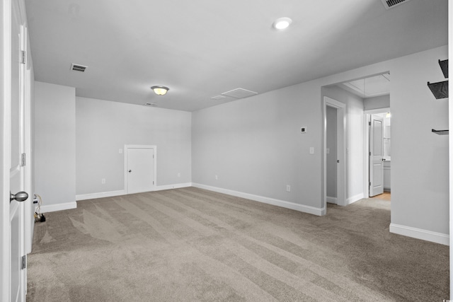 1808 Zodiac Ct, Myrtle Beach, SC 29577 - spare room with attic access, carpet flooring, and baseboards