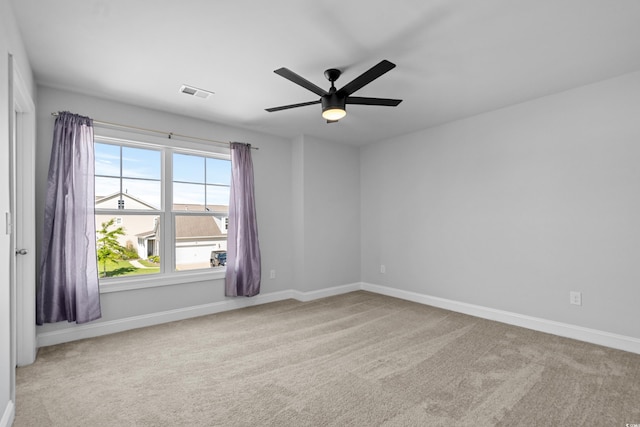 1808 Zodiac Ct, Myrtle Beach, SC 29577 - carpeted spare room featuring baseboards and ceiling fan
