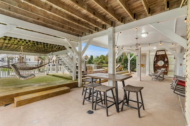337 59th Ave N, North Myrtle Beach, SC 29582 - view of patio / terrace with stairs