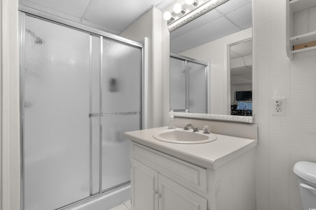 337 59th Ave N, North Myrtle Beach, SC 29582 - full bath featuring a shower stall, toilet, and vanity