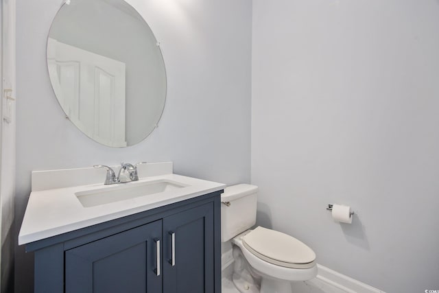 854 Falkirk St, Myrtle Beach, SC 29579 - bathroom featuring toilet, baseboards, and vanity