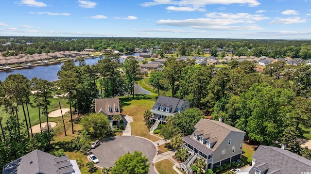 854 Falkirk St, Myrtle Beach, SC 29579 - aerial overview of property's location with nearby suburban area and a nearby body of water