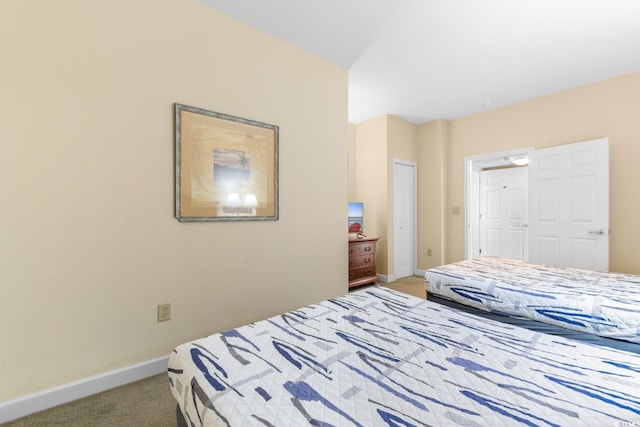 2501 S Ocean Blvd Unit 831, Myrtle Beach, SC 29577 - bedroom with light colored carpet and baseboards